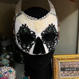 New Victorian Horned Skull Mask